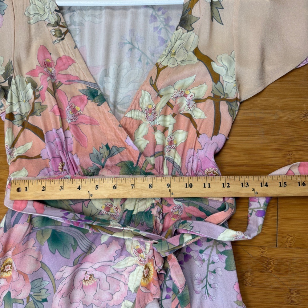 Spell & The Gypsy Womens Mini Dress Boho Floral Size XS Ethereal Festival - Picture 9 of 12